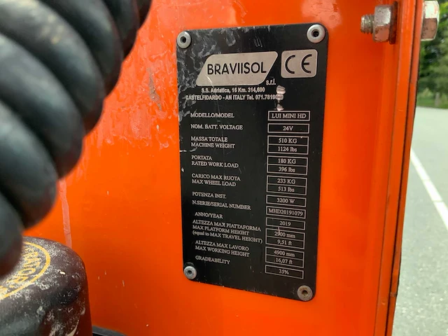 2019 braviisol lui mini hd hoogwerker - afbeelding 5 van  14