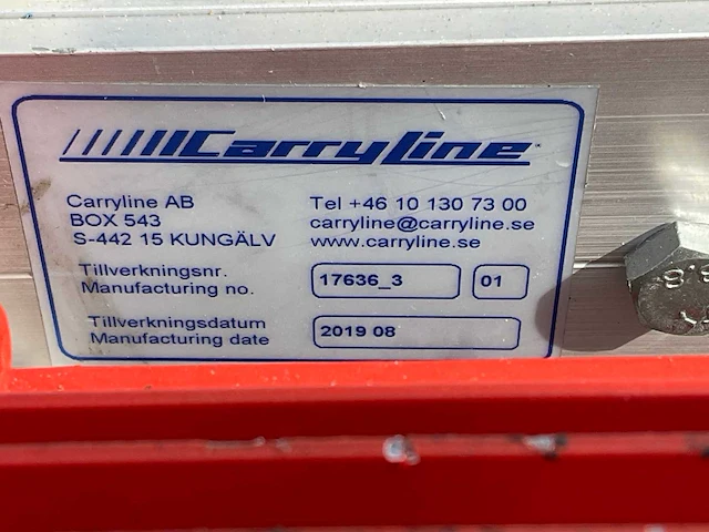 2019 carryline transportband - afbeelding 8 van  8