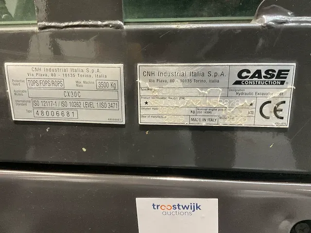 2019 case cx30c mini rupsgraafmachine - afbeelding 13 van  20