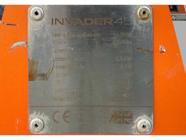 2019 conveya invader 45 transportband - afbeelding 6 van  6