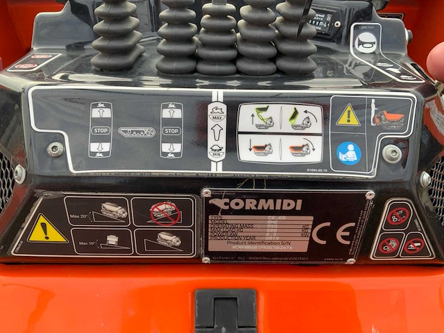 2019 cormidi c6.60 bhe compacte rupsdumper / mini rupsdumper - afbeelding 5 van  23