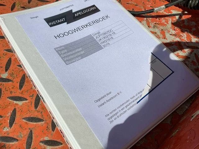 2019 dingli jcpt0807dc hoogwerker - afbeelding 5 van  14