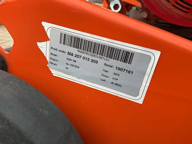 2019 eliet e401 vm verticuteermachine - afbeelding 7 van  7