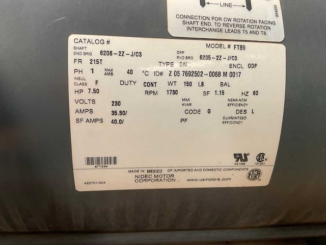 2019 emax app4v1043t luchtcompressor - afbeelding 8 van  9