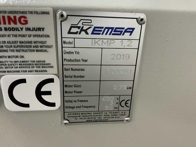 2019 emsa ikmp 1,2 voormachine - afbeelding 7 van  7