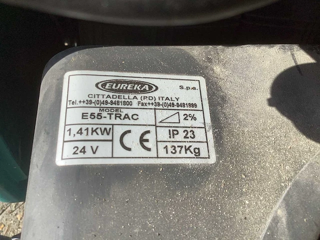 2019 eureka e 55 schrobmachine - afbeelding 7 van  8