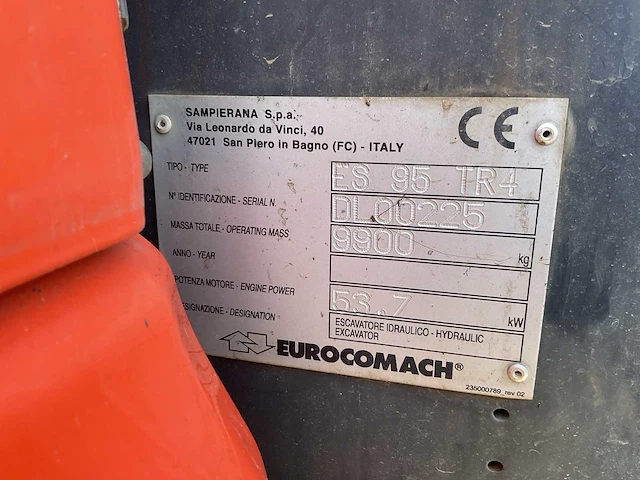 2019 eurocomach es 95 tr4 midigraafmachine met uitrusting - afbeelding 33 van  54