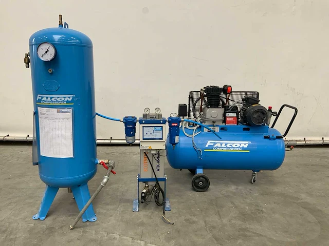 2019 falcon fa30-10 compressor met buffertank - afbeelding 1 van  10