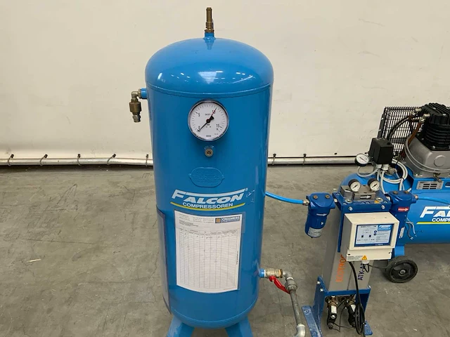 2019 falcon fa30-10 compressor met buffertank - afbeelding 9 van  10