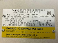2019 fanuc robodrill d21s cnc freesmachine - afbeelding 17 van  24