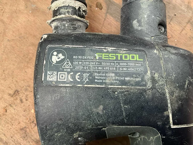 2019 festool ro 90 dx feq excenterschuurmachine - afbeelding 2 van  4
