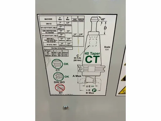 2019 haas mini mill cnc-bewerkingscentrum - afbeelding 24 van  33