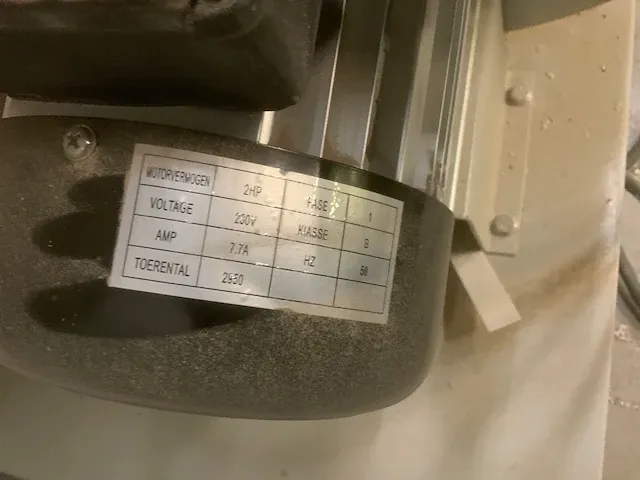 2019 hbm 200 stofafzuiginstallatie (2x) - afbeelding 8 van  9
