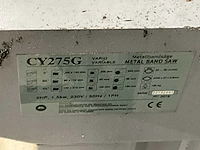 2019 hbm cy275g bandzaagmachine - afbeelding 3 van  23
