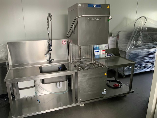 2019 hobart amxs-10a korvenvaatwasmachine - afbeelding 2 van  9