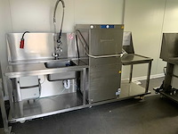 2019 hobart amxs-10a korvenvaatwasmachine - afbeelding 1 van  11