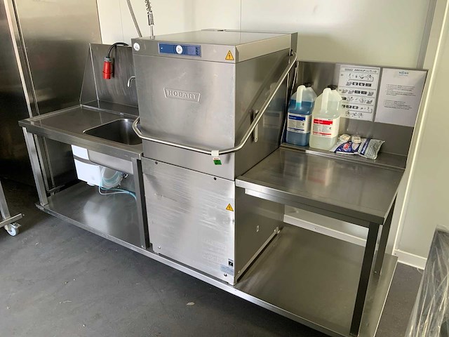 2019 hobart amxs-10a korvenvaatwasmachine - afbeelding 4 van  11