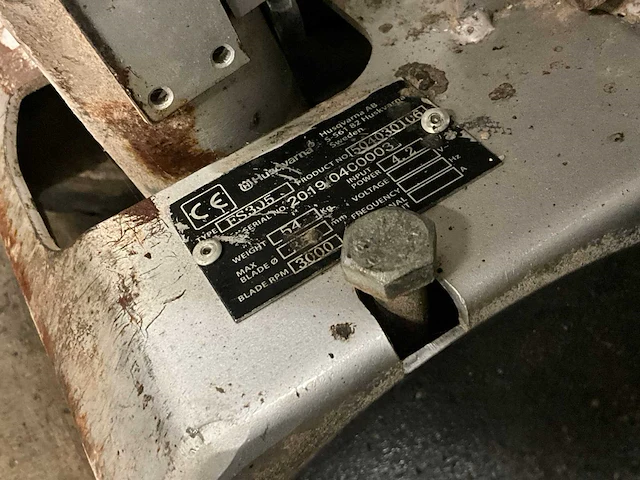 2019 husqvarna fs305 betonzaag - afbeelding 6 van  6