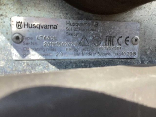 2019 husqvarna lt 6005 trilstamper - afbeelding 5 van  5
