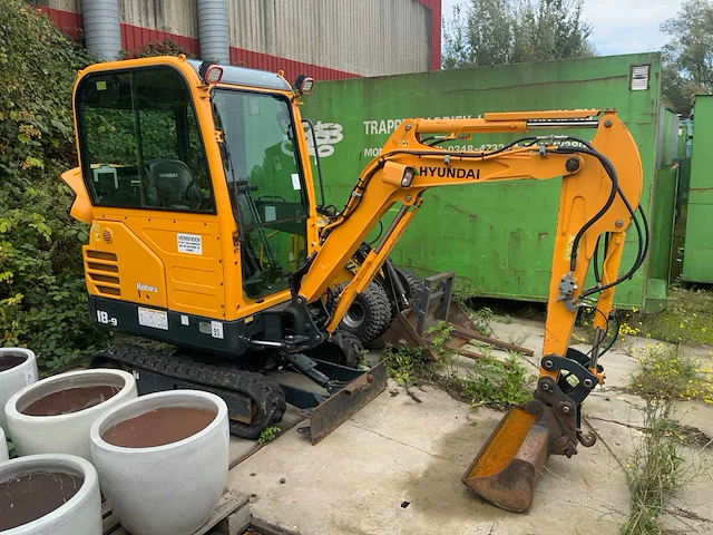 2019 hyundai robex 18-9 rupsgraafmachine - afbeelding 9 van  16