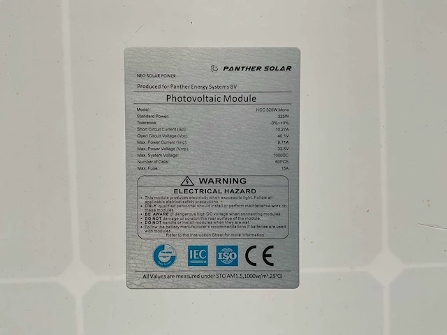 2019 infa solar zonnepanelen/solar rack - afbeelding 12 van  12