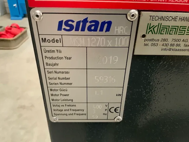 2019 isitan msm 1270x100 plaatwals - afbeelding 3 van  11