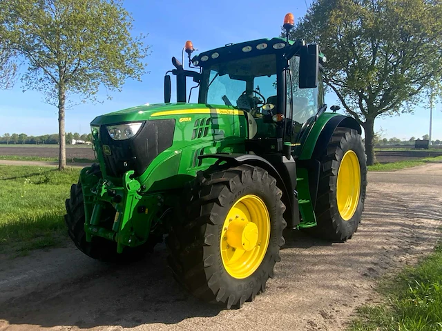 2019 john deere 6155r premium edition vierwielaangedreven landbouwtractor - afbeelding 1 van  57