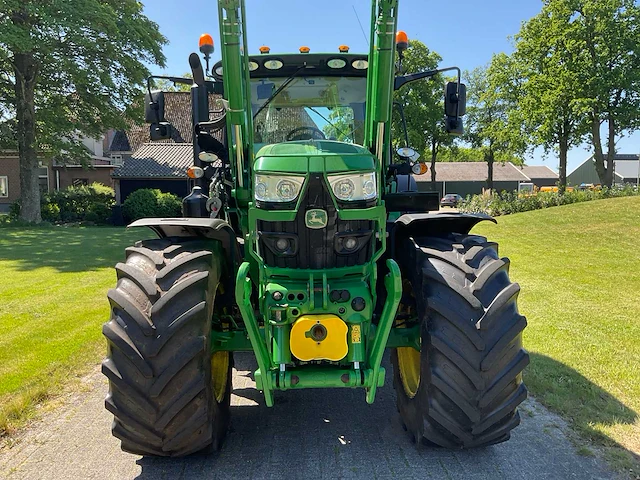 2019 john deere 6155r vierwielaangedreven landbouwtractor - afbeelding 2 van  39