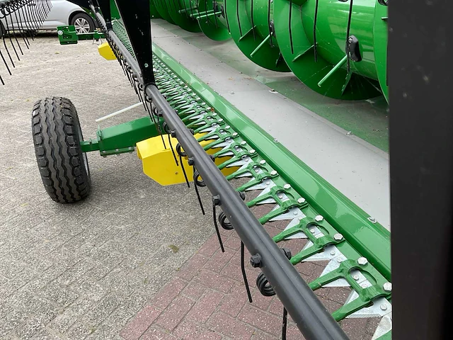 2019 john deere 618r maaibord + zürn sww200 transporter - afbeelding 5 van  18