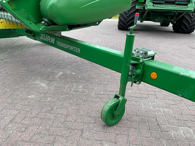 2019 john deere 618r maaibord + zürn sww200 transporter - afbeelding 6 van  18