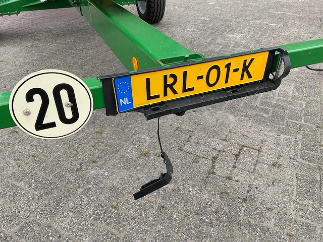 2019 john deere 618r maaibord + zürn sww200 transporter - afbeelding 10 van  18