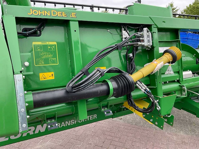 2019 john deere 618r maaibord + zürn sww200 transporter - afbeelding 17 van  18