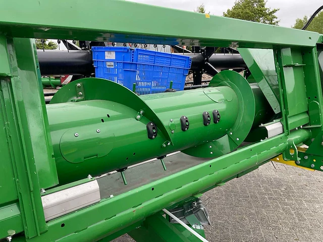 2019 john deere 618r maaibord + zürn sww200 transporter - afbeelding 18 van  18