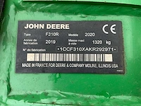 2019 john deere f310r + r870r triple maaicombinatie - afbeelding 6 van  27