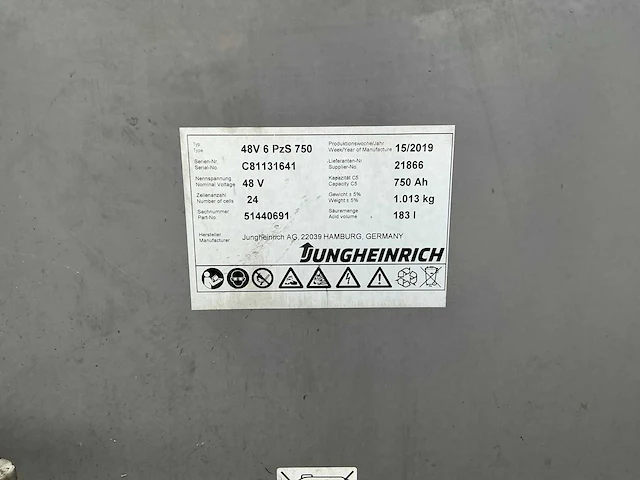 2019 jungheinrich efg 320 400zt vorkheftruck - afbeelding 26 van  33