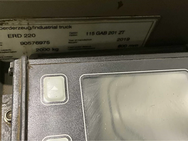 2019 jungheinrich erd 220 2000kg meerij stapelaar - afbeelding 6 van  14