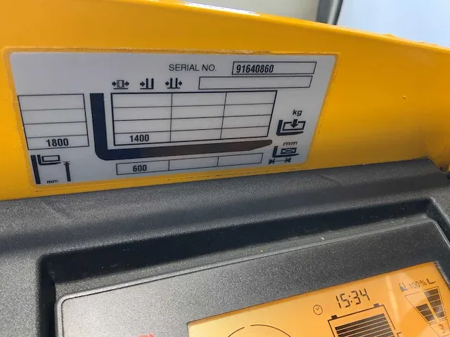 2019 jungheinrich esc 214 sn stapelaar - afbeelding 2 van  14