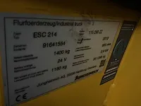 2019 jungheinrich esc 214 sn stapelaar - afbeelding 8 van  17