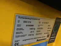 2019 jungheinrich esc 214 stapelaar - afbeelding 5 van  15