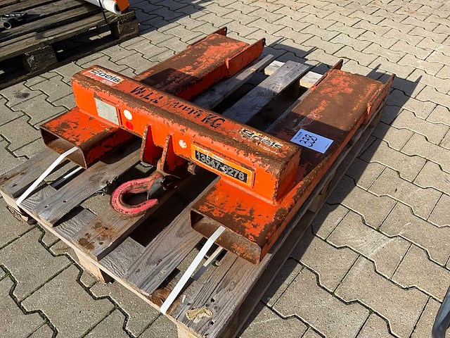 2019 jv constructie 0238 heftruck vaste hijshaak - afbeelding 1 van  8