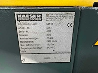 2019 kaeser sigma sm12 schroefcompressor - afbeelding 4 van  5