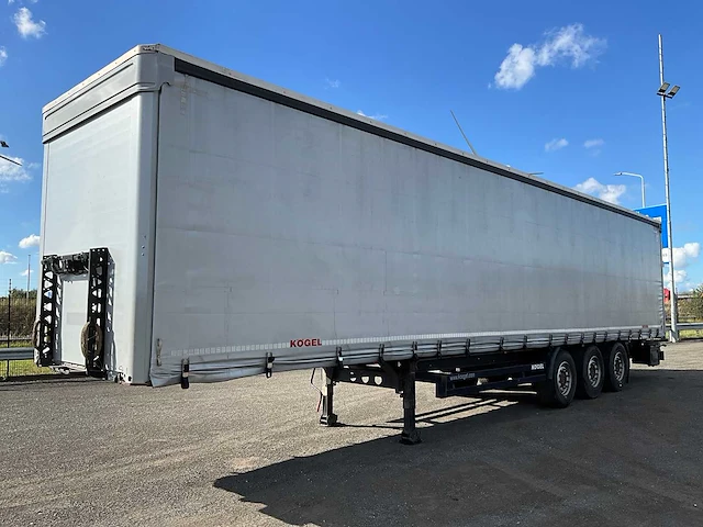 2019 kögel sn24 schuifzeil oplegger ov-93-bb - afbeelding 1 van  27