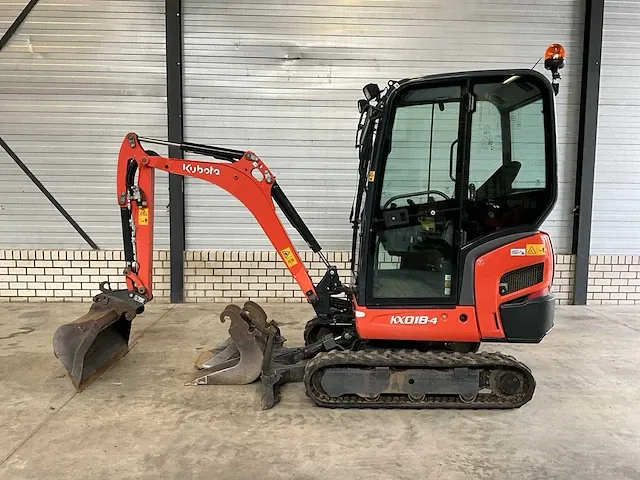 2019 kubota kx018-4 minigraafmachine - afbeelding 12 van  38