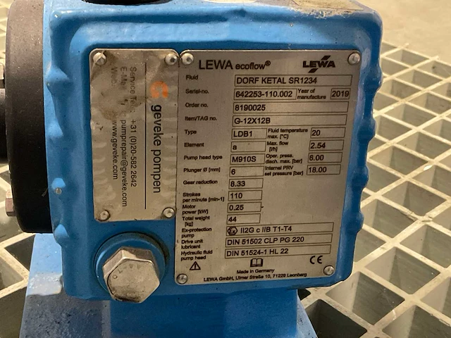 2019 lewa ecoflow ldb1 pompunits (2x) - afbeelding 7 van  10