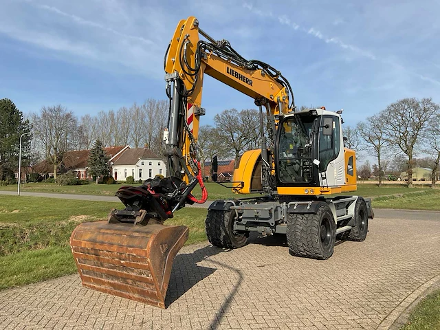 2019 liebherr a914 compact litronic banden graafmachine - afbeelding 12 van  47