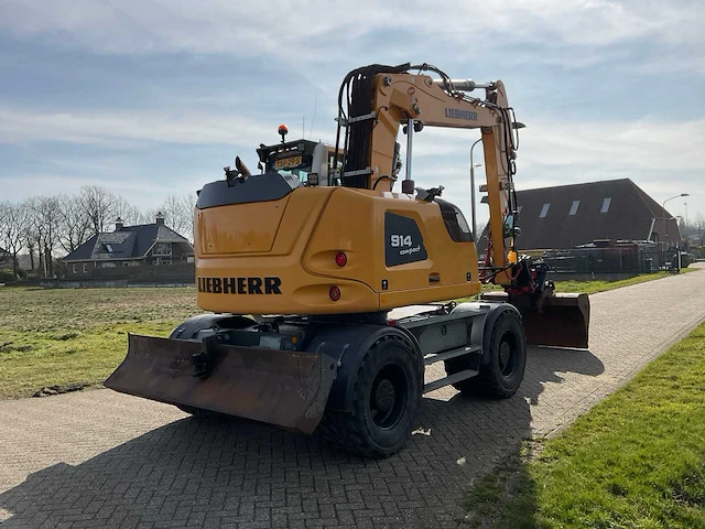 2019 liebherr a914 compact litronic banden graafmachine - afbeelding 44 van  47