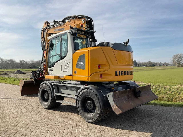 2019 liebherr a914 compact litronic banden graafmachine - afbeelding 46 van  47