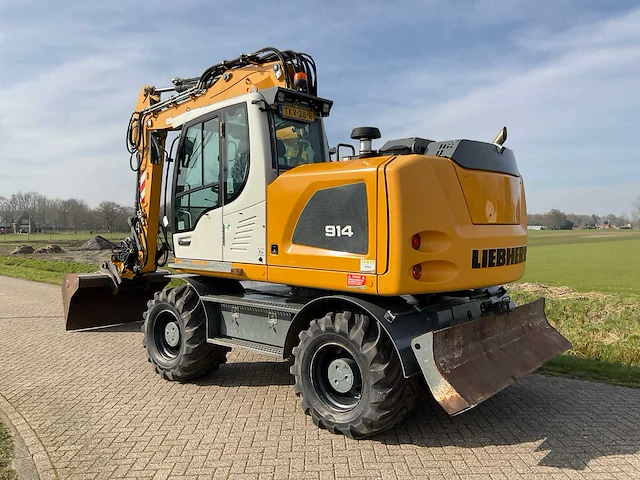 2019 liebherr a914 litronic banden graafmachine - afbeelding 40 van  42