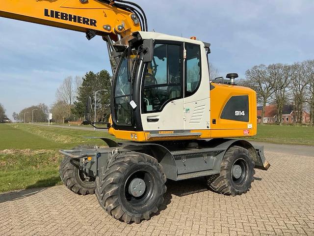 2019 liebherr a914 litronic banden graafmachine - afbeelding 42 van  42