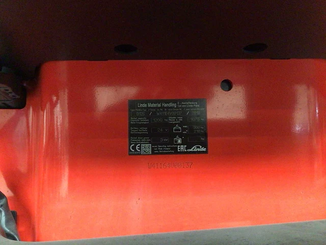 2019 linde d12s stapelaar - afbeelding 3 van  11